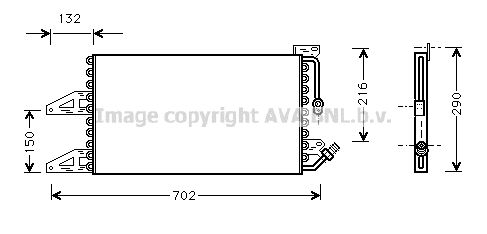 AVA QUALITY COOLING kondensatorius, oro kondicionierius FT5215